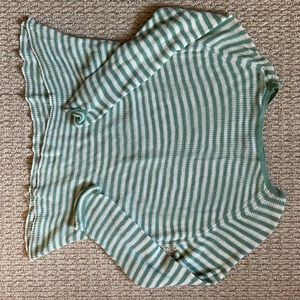 Designer Striped Sweater | Trendy Lightweight Y2K 90s Knit Summer Girls Womens
